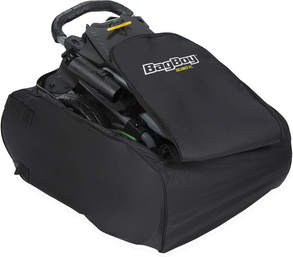 Bag Boy Carry Bag Quad Black, 9.84" L x 11.42" W x 24.41" H