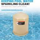 170022 Tank Lid Assembly Fit for Pentair 180009 FNSP60, Pool Filter Cover w/190003 Clamp Kit, 39010200 O-ring, 98209800 Air Relief Valve - Tank Cover Replace 4600-0022 622793