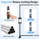 10 x 8FT Backdrop Banner Stand, Heavy Duty Adjustable Photo Background Support Frame Kit, Step and Repeat Stand for Photo Booth, Parties, Exhibition, Trade Show, Wedding