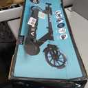 AERO MOBILITY Kick Scooter for Kids 6+, Teens & Adults | Light Up Wheels, Hand Brake, Rubber Deck Mat & Shock Absorption | Foldable & Height Adjustable