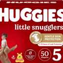 Baby Diapers Size 5 (27+ lbs), 50ct, Huggies Little Snugglers