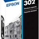 EPSON 302 Claria Premium Ink Standard Capacity Photo Black Cartridge (T302120-S) Works with Expression XP-6000, 6100
