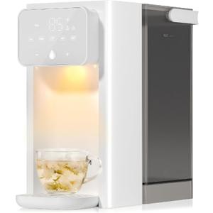 Instant Hot Water Dispenser for Quick Heating & Dispense,Adjustable Temperatures & 3 Water Volume Dispense, Removable 100 Ounce 3L Water Tank Capacity, BPA Free