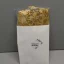 Staruby Organza Gift Bags 100Pcs Gold Sheer Organza Bag 4x6 Inch Mesh Favor Bags Drawstring Jewelry Rattan Printed Gift Pouches for Wedding Party Favors Couple Shower Christmas Gifts Candy Bags