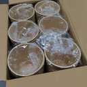300 Pack 8 oz Disposable Paper Cups, Brown Coffee Cups Unbleached Kraft Paper, Sturdy Leak Resistant Hot/Cold Disposable Cups for Party Home Office