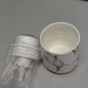 soap Dispenser Ceramic foaming soap Dispenser with Easy-to-Press Pump for Bathroom 12 oz refillable Liquid Hand soap Dispenser for Hand sanitizers, lotions