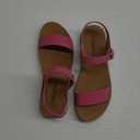 SODA GIRL Flat Sandals Open Toes Ankle Strap Casual Walking Shoes SIZE 4