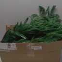 Hananona 9 Ft 2 Pcs Artificial Norfolk Pine Garlands, Realistic Pine Garland, Green Artificial Greenery Garland for Table, Mantle, Wall, Indoor, Outdoor Winter Christmas Decorations (2, 9 FT)