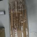 LazBlinds No Drill Bamboo Roman Shades, 30" W x 48" H, Star-Brown