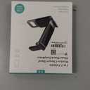 Wireless Charger for Samsung 3 in 1 Wireless Charging Station Foldable Wireless Charger Stand for Samsung S25 Ultra S24 S23 S22 Z Flip Z Fold 7 6 5 4 3 for Galaxy Watch 8/7/6/5/4/ Galaxy Buds (Elegant Black)