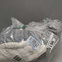 GarveeHome Wearable Heated Blanket with Foot Pocket & Sleeves, Electric Snuggle Throw Blankets, Flannel & Sherpa, 6 Heat Settings & 210 H Auto Shut-Off, 50"70"+18", Light Grey