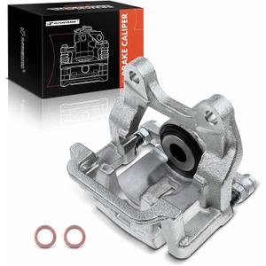 A-Premium Disc Brake Caliper Assembly with Bracket Compatible with Select Dodge Models - Challenger 2009-2010, Charger 2006-2014, Magnum 2006-2008 - Rear Left Driver Side