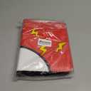 GOROMA Card Binder 4-Pockets, 400 Pockets Card Holder with 50 Removable Sleeves, Trading Card Collector Zipper Album Holder, Red (Large)