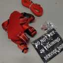 Service Dog Vest for Small Breed Dogs with ID Tag  Lightweight Puppy Harness and Leash Set with 6 PCS Patches, Ideal Service Animal Vest for Training, Complete Service Dog Gear, Red, L