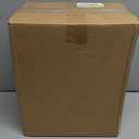 Stainless Steel Bathroom Can and Toilet Brush Set, 1.6 Gallon Small Black Garbage Can with Press Type Lid, Black Narrow Wastebasket for Bathroom Bedroom