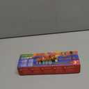 Battery Powered Locomotive Train Toy for Wooden Track, Motorized Fire Truck Car with Light&Sound Fit for Brio Train Railway Gift for Toddlers Boys Girls