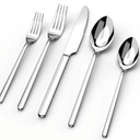 Mueller Silverware Set, 20 Piece Flatware Cutlery Set for 4, 18/10 Stainless Steel Silverware Mirror Polished Dishwasher Safe for Home, Restaurant, Wedding, Party(Silver, 20 pieces of 4 )