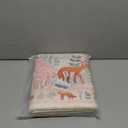 Estmy Woodland Forest Rug Washable, Thin Profile Cute Pink 2x3 Non Slip Abstract Nature Inspired Rug Aesthetic Botanical Floral Animals Accent Area Rugs for Bedroom Bathroom Kitchen Dorm