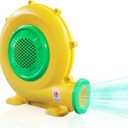 480W 0.64HP Air Blower, QILEBA Powerful Inflatable Bounce House Blower, Portable Electric Blower Fan Pump Perfect for Inflatable Bounce House, Bouncy Castle, Jumper, Water Slid, Blower Corded (480W)