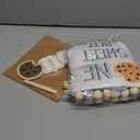 DCJHFJ Cookies One Sweet Boy High Chair Banner for Cookies Theme 1st Birthday Party Decorations with Birthday Hat (Blue Brown White)