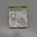 Silicone Baby Fruit Food Feeder & Mini Freezer Nibble Tray, Breastmilk Popsicle Molds for Baby Teething Relief, BPA Free Silicone Teething Toys Feeder for Safe Infant Self Feeding, Extra Food Pouches (Sage)