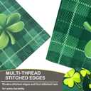2 x Happy St Patricks Day Hat Clover Shamrock Flags 3x5 Outdoor Double Sided- Lucky Flag 3 Ply Heavy Duty with Brass Grommets for Holiday Outdoor Outside
