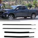 ECCPP Weather Stripping Window Trim For 2007-2020 for Toyota for Tundra Double Cab Outer Door Window Molding Trim Replacement for 68160-0C020 68210-0C020 68163-0C010 68164-0C010 4PCS Durable Design