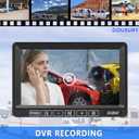 FHD 1080P 2 Digital RV Wireless Backup Camera System for RV Trailer Truck Bus Motorhomes 5th Wheels 4CH 7'' Monitor Highway Monitoring System IP69K Waterproof Super Night Vision Strong Signal