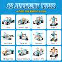 STEM Robot Building Kit for Kids, 12-in-1 Building Robot Toys APP & Remote Control Car, STEM Toys for Boys Age 8-12, Rechargeable Educational Robotics Toy for Boys Girls Christmas Birthday 332+Pcs