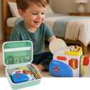 Case Compatible with Little Tikes for Story Dream Machine Books Starter Set, Toys Protective Container for Little Tikes for Storytime Audio Play Real for Littles Character Collection (Box Only), Green