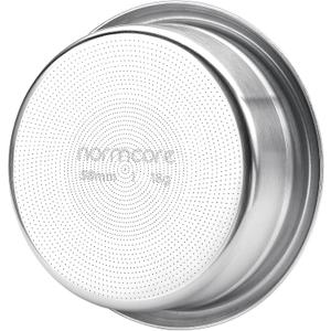 Normcore 58mm Precision High Extraction Filter Basket, 18g Portafilter Filter Basket For 58mm Espresso machines, 0.8mm Thickness, Comes with a 58.5mm Puck Screen, Espresso Paper Filters
