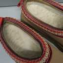 Women's Slippers Platform Mini Boots Short Ankle Boot Fur Fleece Lined House slippers Anti-Slip Boot For Outdoor, 11