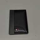 Men's Thin Portable Multiple Card Slots Large-Capacity Protective Cover Card Holder Wallet (Black)