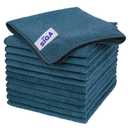MR.SIGA Microfiber Cleaning Cloth, All-Purpose Microfiber Towels, Streak Free Cleaning Rags, Pack of 12, Light Teal, Size 32 x 32 cm(12.6 x 12.6 inch)
