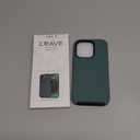 Crave Dual Guard for iPhone 14 Pro, Shockproof Protection Dual Layer Case for Apple iPhone 14 Pro (6.1") - Forest Green