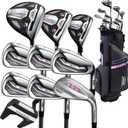 PGF Labs Lady Diamond BD-77 Complete Golf Club Package Set [14-Pieces][Flex: Regular] [Hand: Right] [Length: Standard]