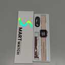 Smart Watch for Women Men Fitness: 1.85" Smart Watch with 30 Days+ Battery Life Make/Receive Call Heart Rate SpO2 Sleep Monitor 120+ Sport IP68 Waterproof Fitness Tracker Watch for iPhone Android (Rose)