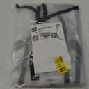 Universal Clear Stroller Rain Cover, No-Zip Waterproof Stroller Cover - Food Grade EVA & Frosted PVC, Baby Travel Weather Shield, Breathable Rain Cover for Most Single Strollers, Black