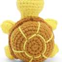 2 x Lenoka Crochet/Cute Mini Emotional Support Turtle Handmade Gift - Perfect Emotional Support Gifts for Friends, Students, and Women; A Funny, Cheap, and Unique Surprise Gifts (Brown)