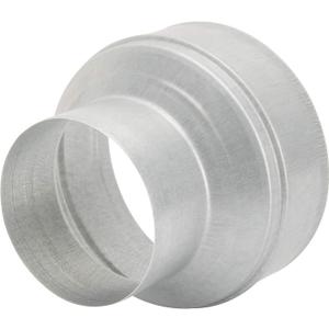 Duct Reducter 6 to 4 Air Ducting Reducer Increaser Air Duct Adapter or Round Metal Pipe Reducer for Bathroom Kitchen Ventilation Systems (Silver)