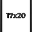 17x20 Shadow Box Frame Black | 1 Inch Deep Solid Wood Shadowbox Display Frame | UV Resistant Acrylic Plexiglass, Acid Free Backing, and Hanging Hardware | Dugan Picture Frame Style