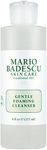Mario Badescu Gentle Foaming Facial Cleanser, Deep Cleansing and Hydrating Face Wash