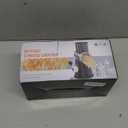 Cambom Rotary Cheese Grater Hand Crank Cheese Shredder for Fresh Cheese, Vegetable, Nuts,Non-slip Suction Base, Three Blades, Black