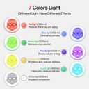 SUERBEATY Red Light Mask For Face, 7-1 Colors Red Light Face Mask, Facial Skincare At Home, Cordless, Portable and Rechargeable