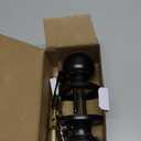 BESTTEN Keyed Entry Door Knob, Heavy Duty Entrance Door Lock, Standard Ball, All Metal, Matte Black