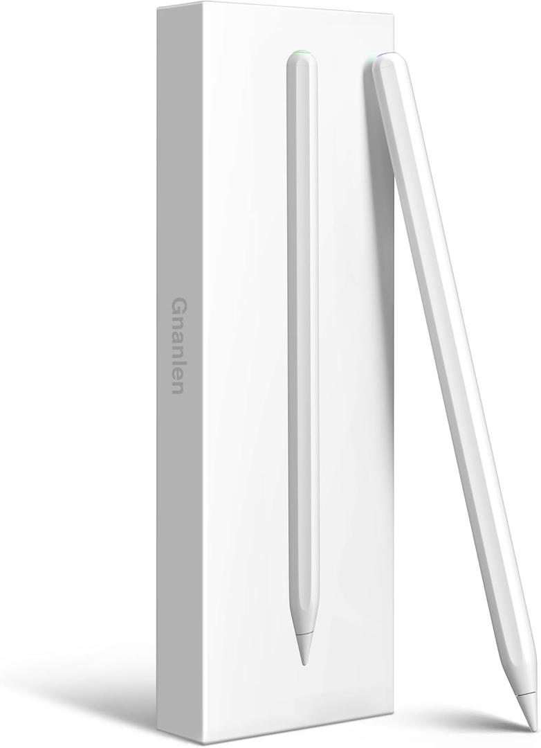 iPad Pencil 2nd Generation with Magnetic Wireless Fast Charging, Same as Apple Pencil 2nd Generation, Stylus Pen Work for iPad Pro 11 in 1/2/3/4, iPad Pro 12.9in 3/4/5/6, iPad Air 4/5, iPad mini 6 (White)