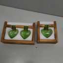 2+1 Plant Terrarium Plant Propagation Station Birthday Gifts for Women Home Office Decor with Wooden Stand