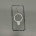 TORRAS Magnetic Ostand for iPhone 15 Pro Max Case, [Military Grade Drop Tested][Compatible with MagSafe][Build in Kickstand] Clear Slim Hard Back Soft Edge Anti-Fingerprint 6.7" 2023, Clear