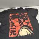 Harajuku Cyberpunk Black Girl Anime Manga Waifu Japanese T-Shirt (Black, XXL)
