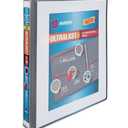 Avery Ultralast 3 Ring Binder, 1.5 Inch Slant Rings, 1 White Binder